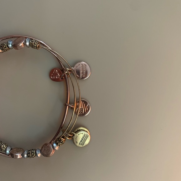 Alex and Ani winter snowflake bracelet bundle - Picture 4 of 5